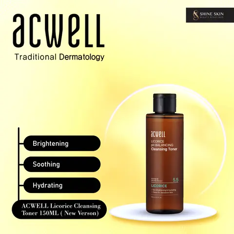 ACWELL Licorice pH Balancing Cleansing Toner 150ML (New Version)