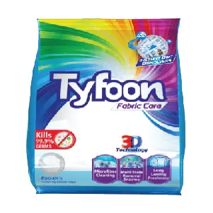 Tyfoon Fabric Care  Detergent Powder - Premium Quality Detergent - 500 gm (MRP - 120)