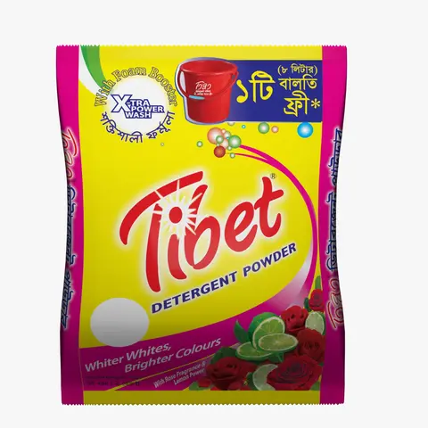 Tibet Detergent Powder - 2Kg (MRP - 300.00 Taka)