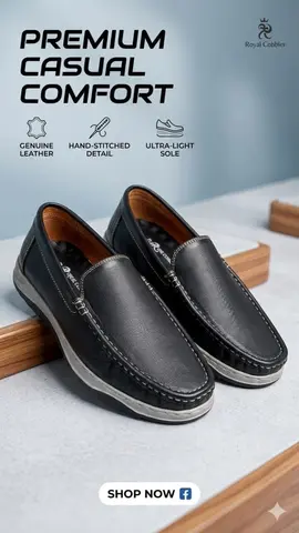 Premium Leather Casual Shoe